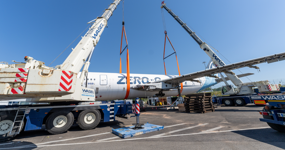 Letzte Reise der A300 Zero G: Vom Testflugzeug zum Möbelstück