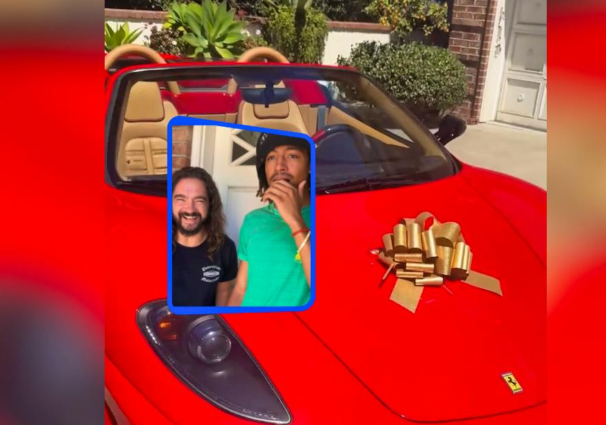 Wetschuld: Tom Kaulitz schenkt Heidi Klums Sohn Ferrari
