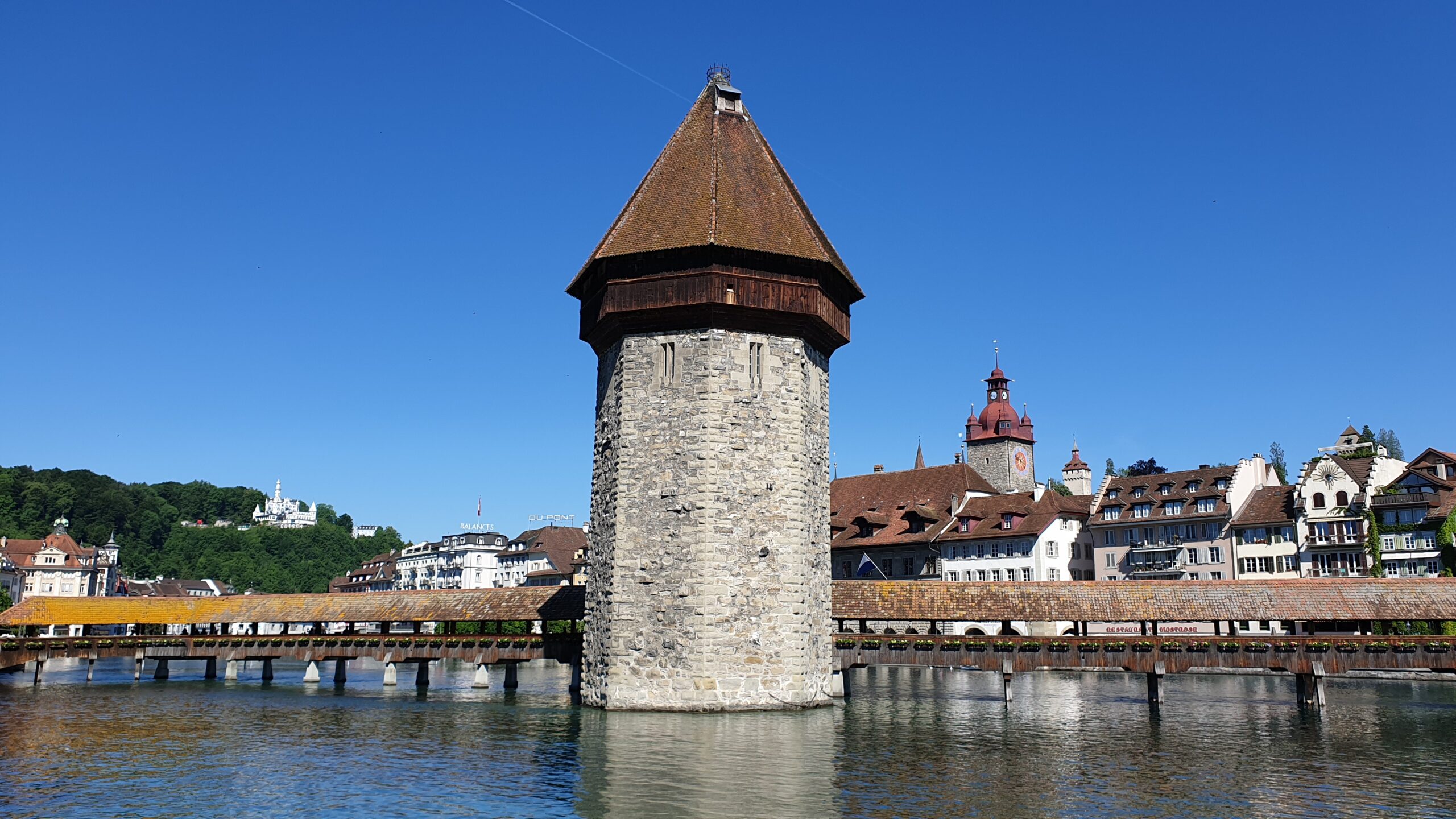 Der Kappelturm zu Luzern